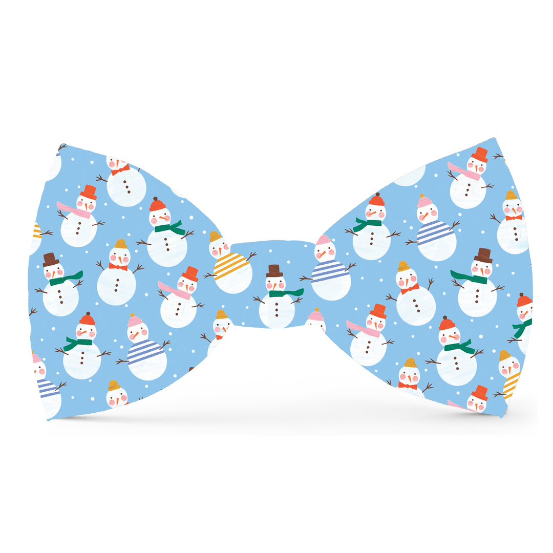 Frosty Friends Dog Bow Tie
