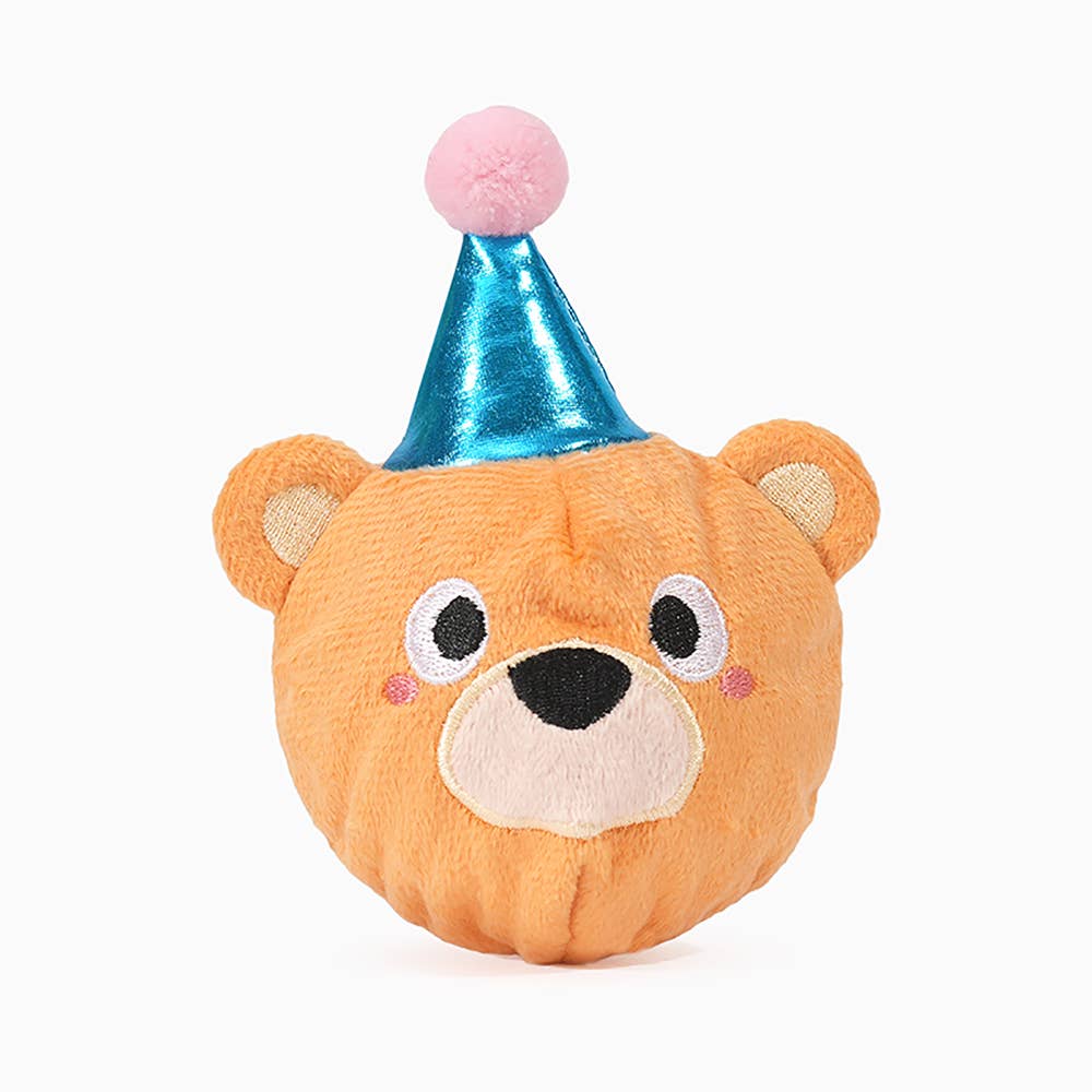 HugSmart Pet - Yappy Birthday | Teddy Bear - Ball Toy