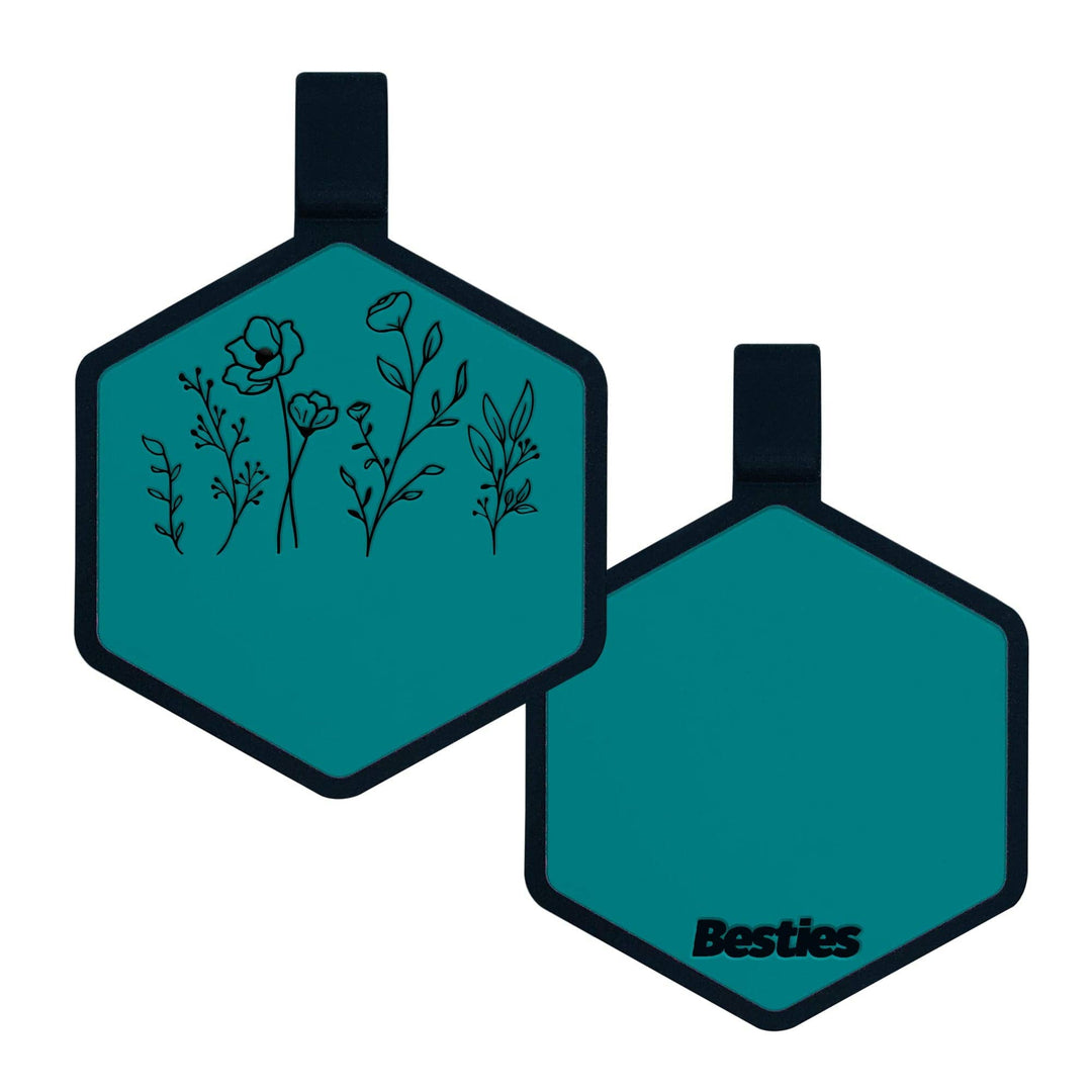 Wildflowers Silicone ID Tag