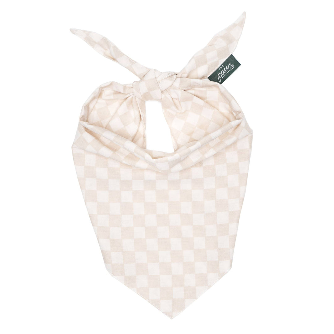 Little Checkers Dog Bandana