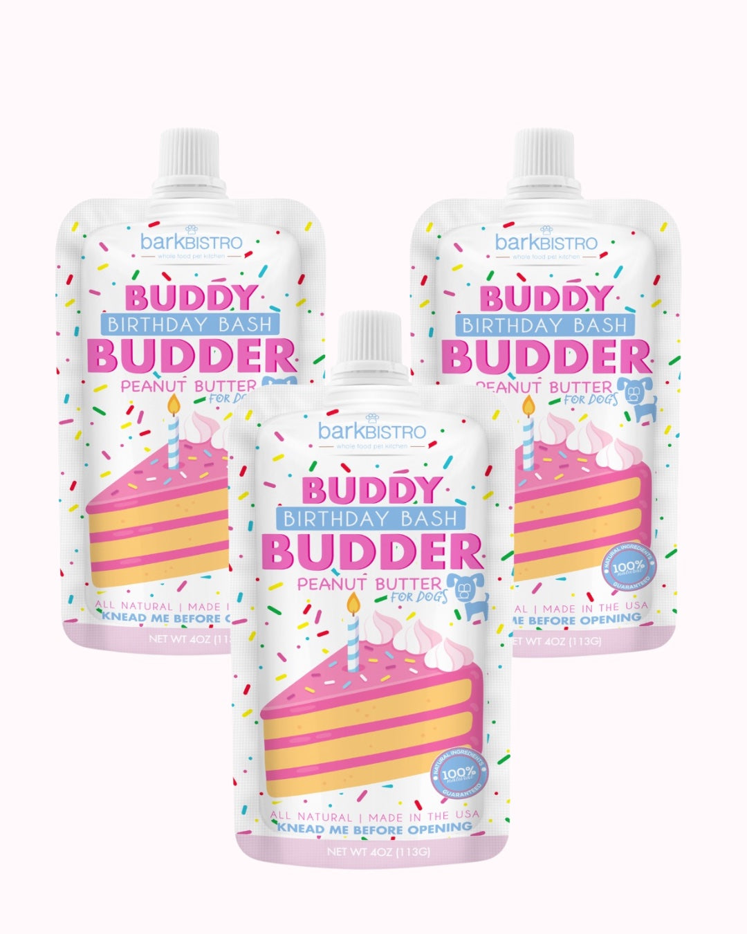 Dog Peanut Butter - Squeeze Pack (4 oz)