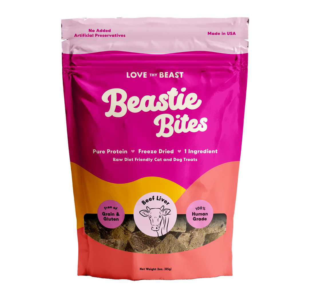 Freeze-Dried Beef Liver Dog & Cat Treat, 3-oz bag