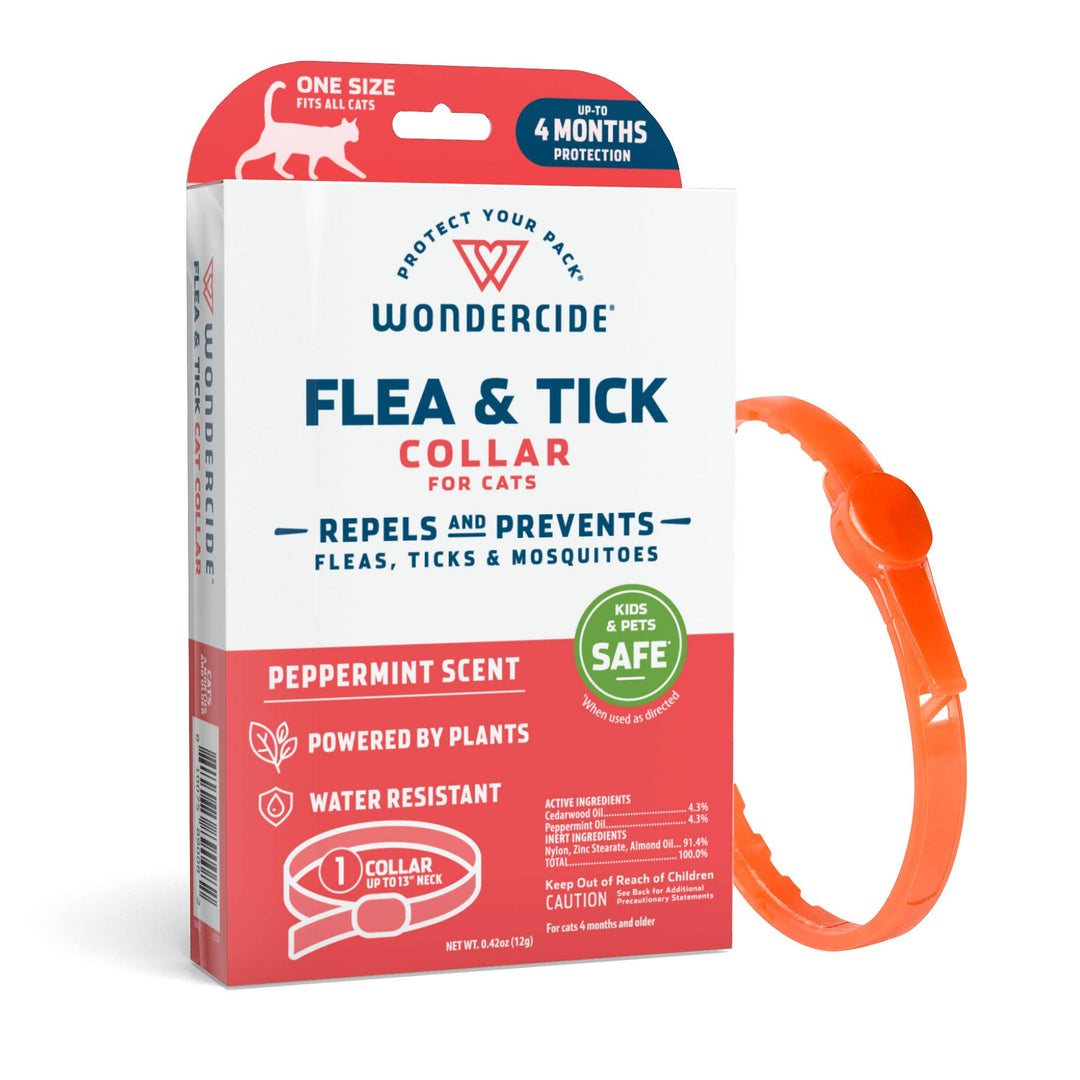 Flea & Tick Collar for Dogs + Cats with Natural Essential Oils