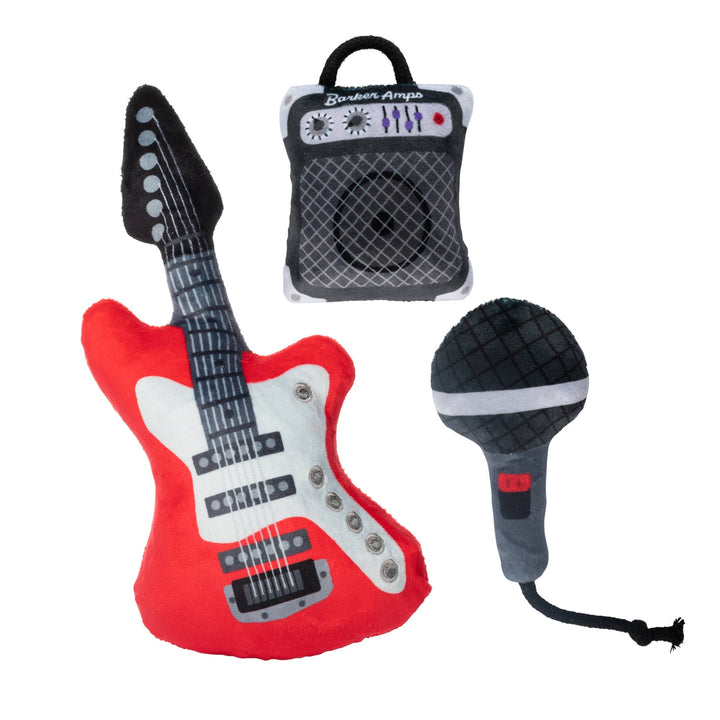 READY TO ROCK 3 PIECE MULTI PACK DOG TOY SET