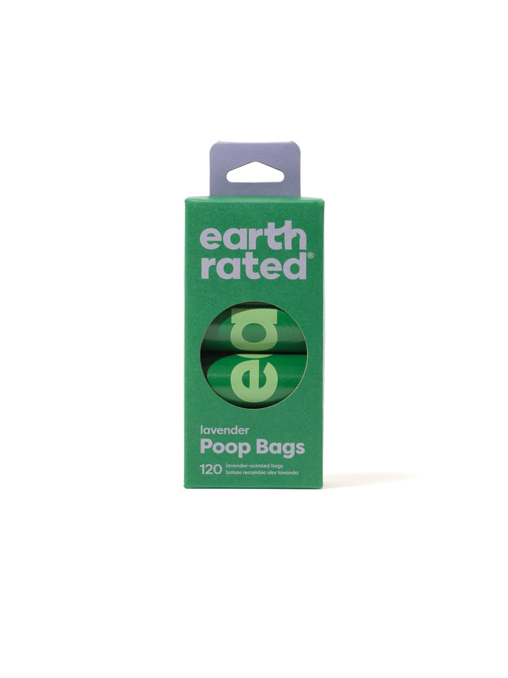 Lavender Poop Bags (120 ct, 8 Refill Rolls)