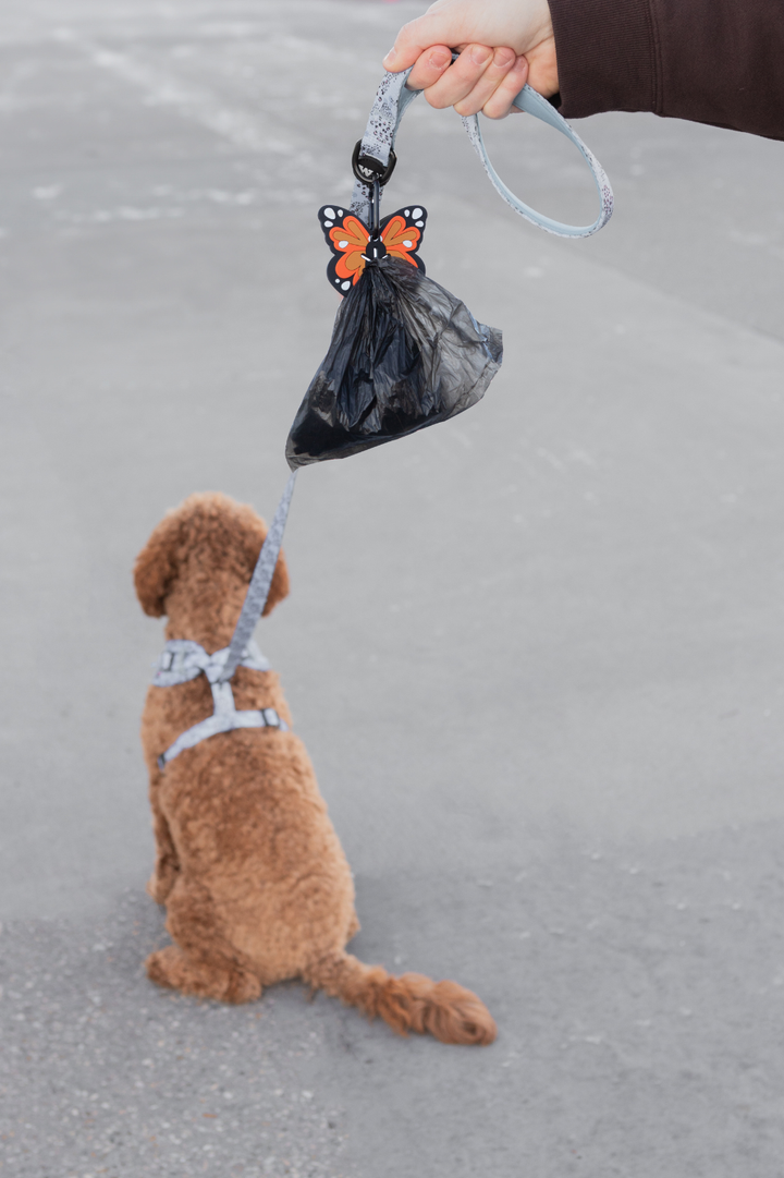 Butterfly Used Dog Waste Bag Holder