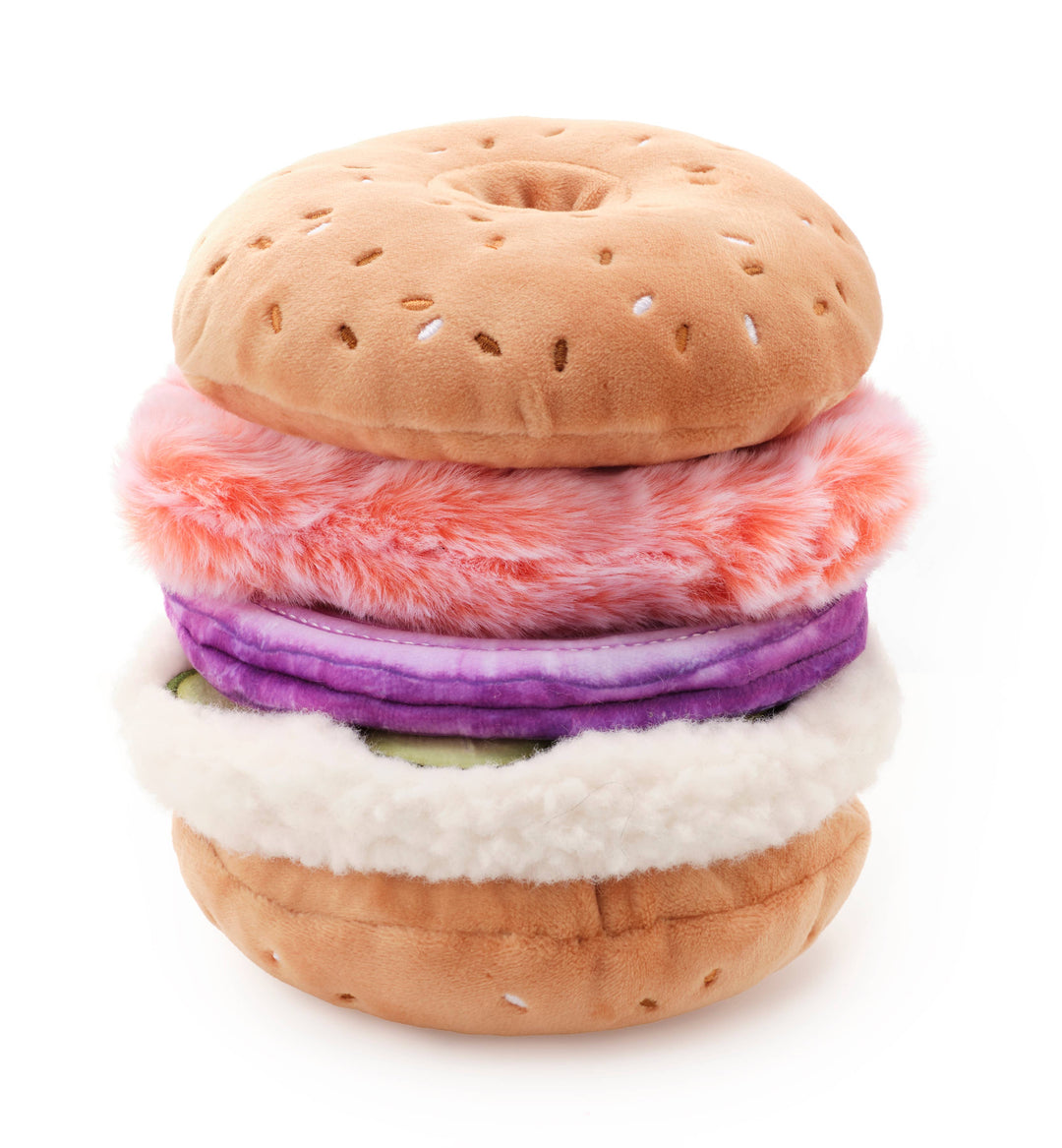 Bagel and Lox Interactive Snuffle Dog Toy