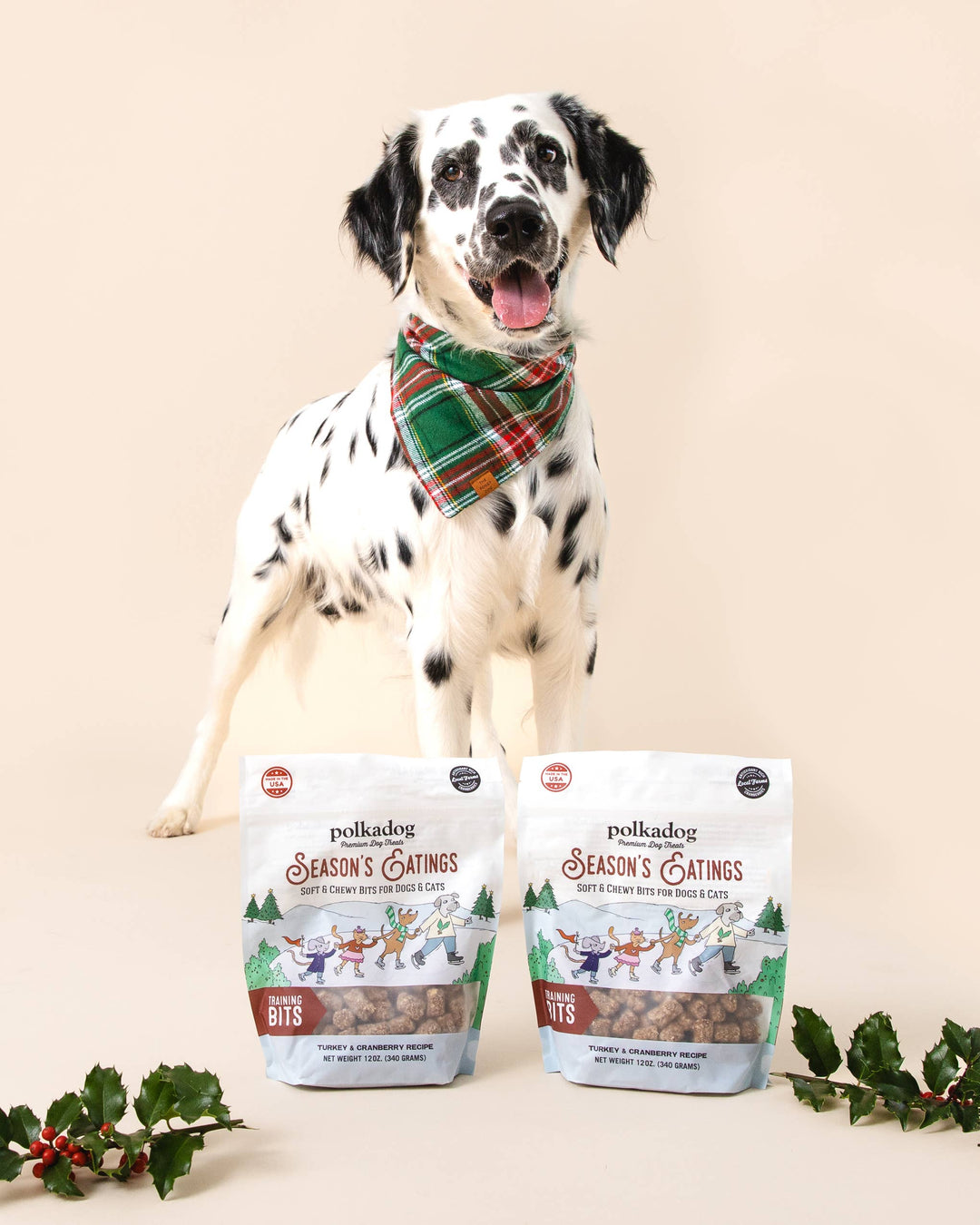 Holiday Pouch: Seasons Eatings (Turkey & Cranberry) - 10oz