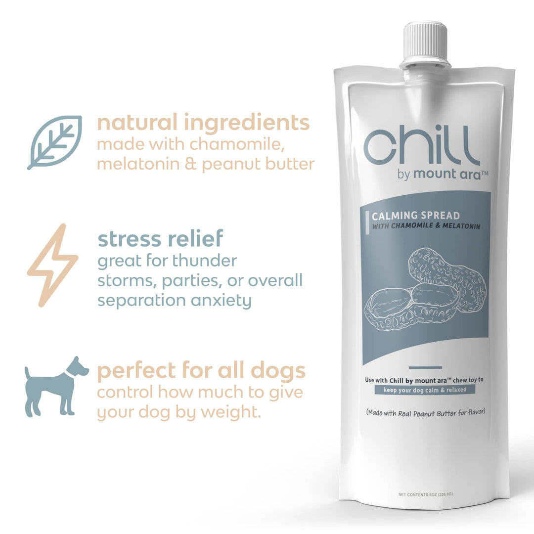 Chill Lick Mat Kit With Calming Melatonin Peanut Butter