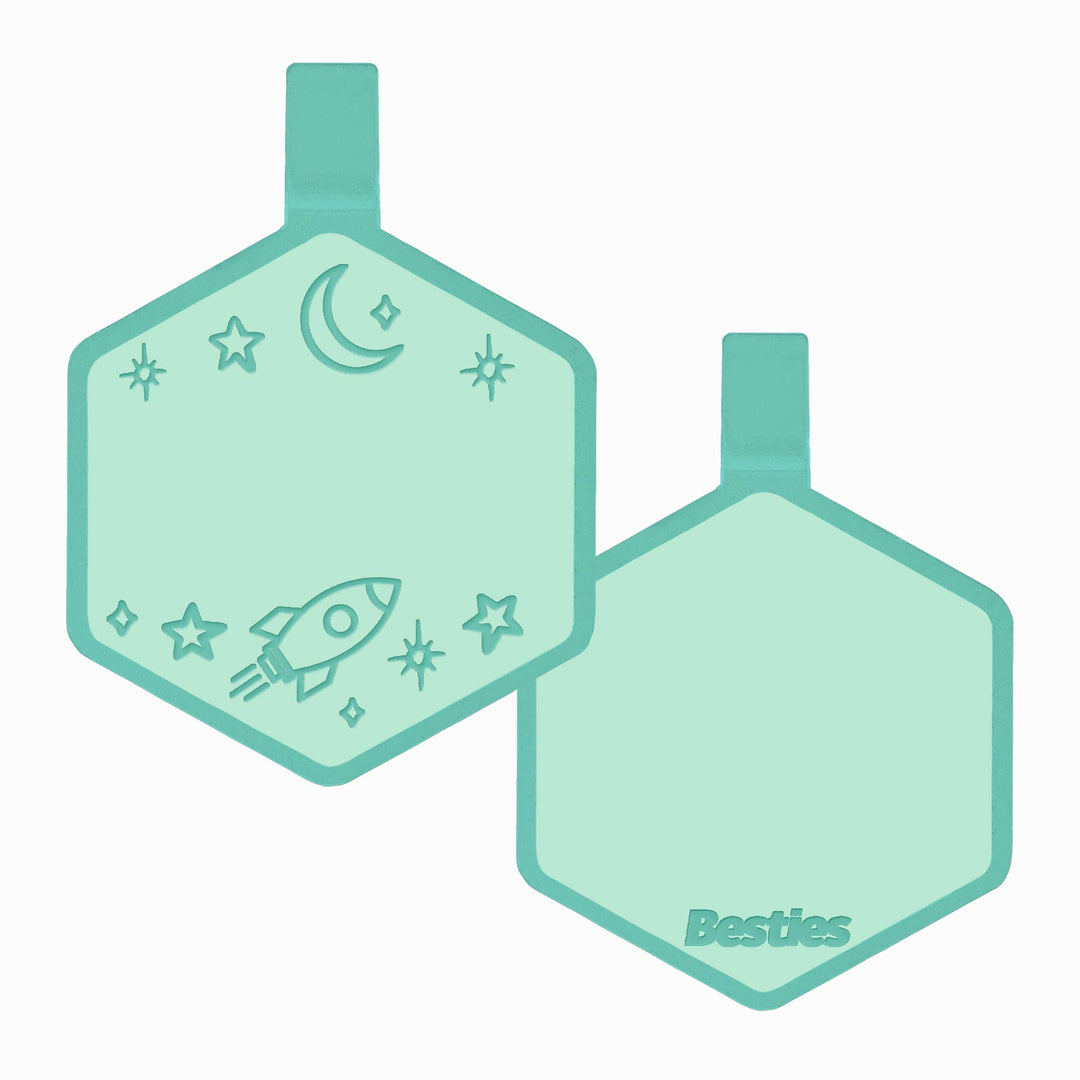 Space Cadet Silicone Dog ID Tag