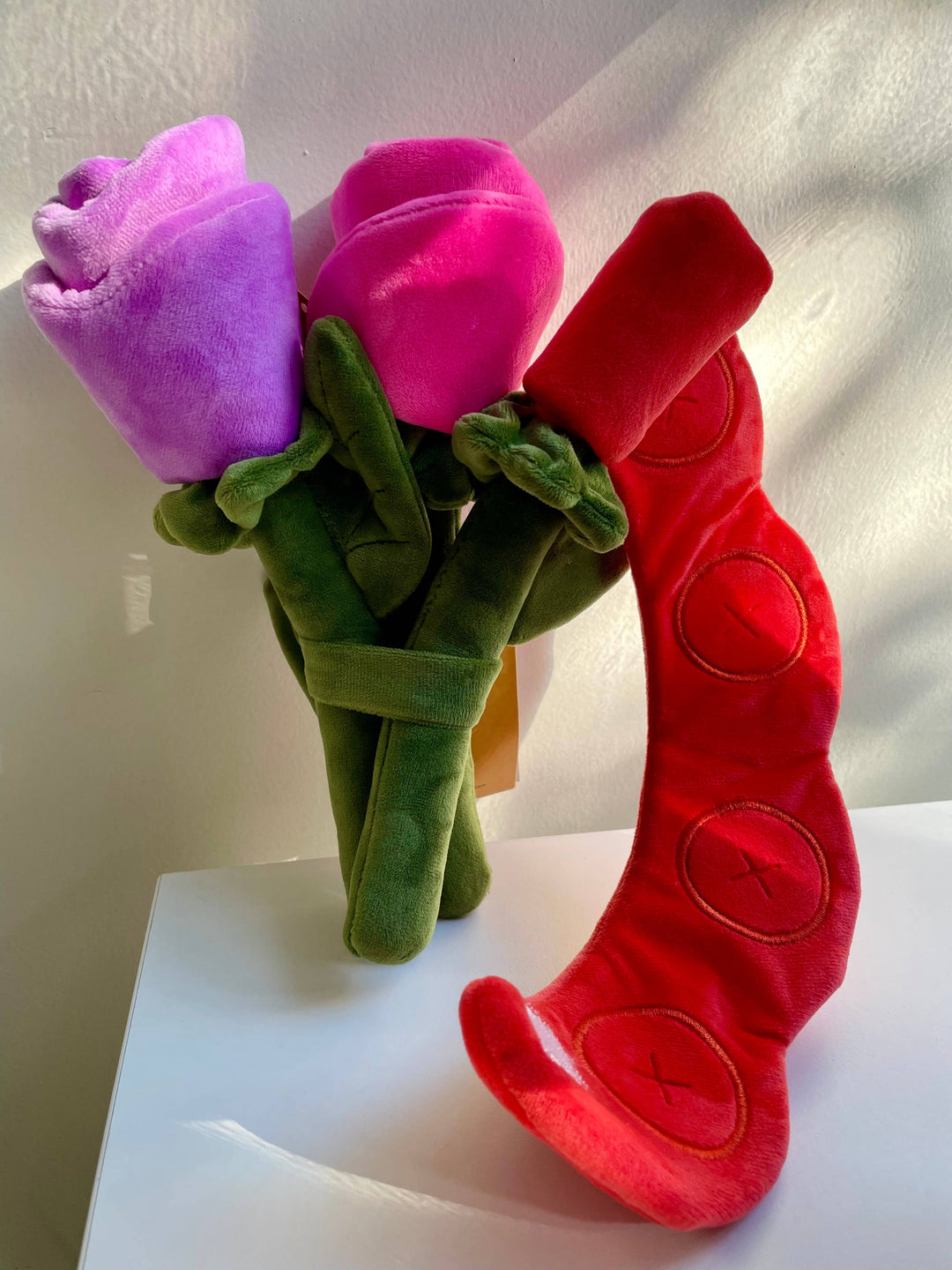 Bouquet of Roses Valentine's Day Interactive Snuffle Dog Toy