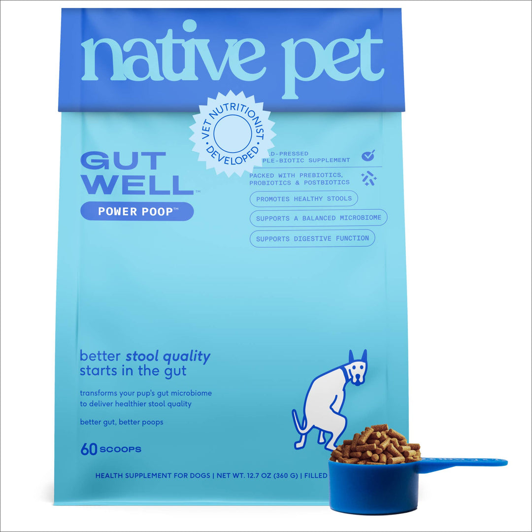 Native Pet GutWell Power Poop Digestion Support Supplement