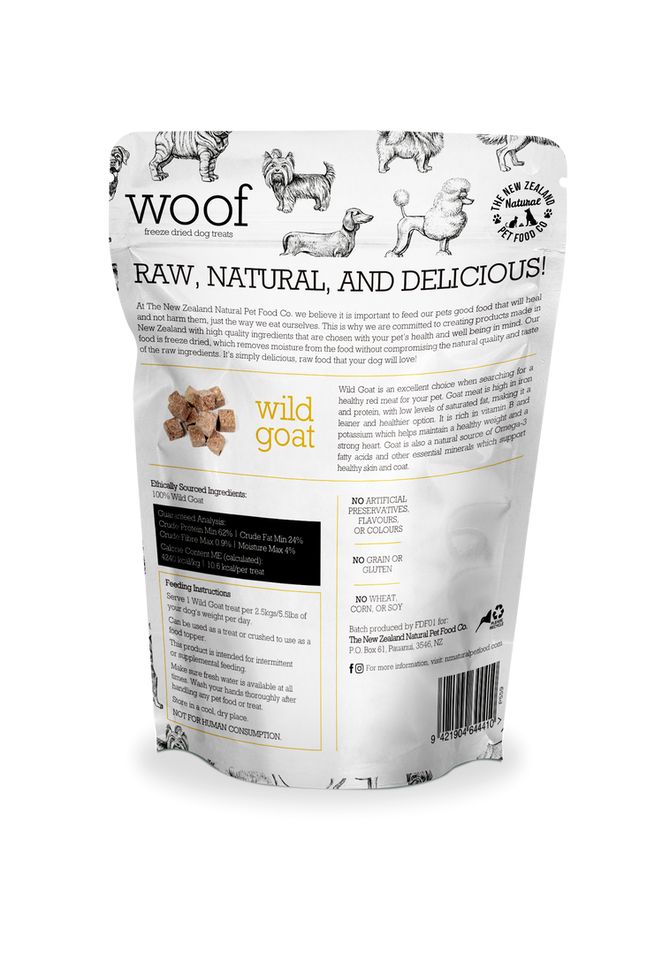 Freeze-Dried Wild Goat Treats