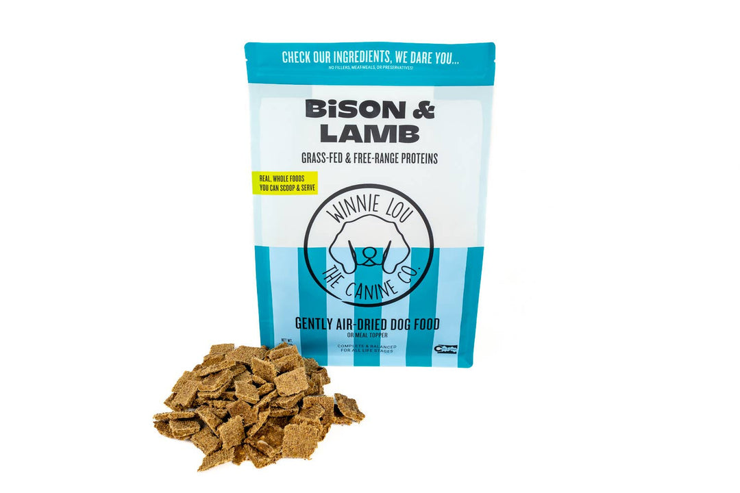 Gently Air-Dried Dog Food - Bison + Lamb