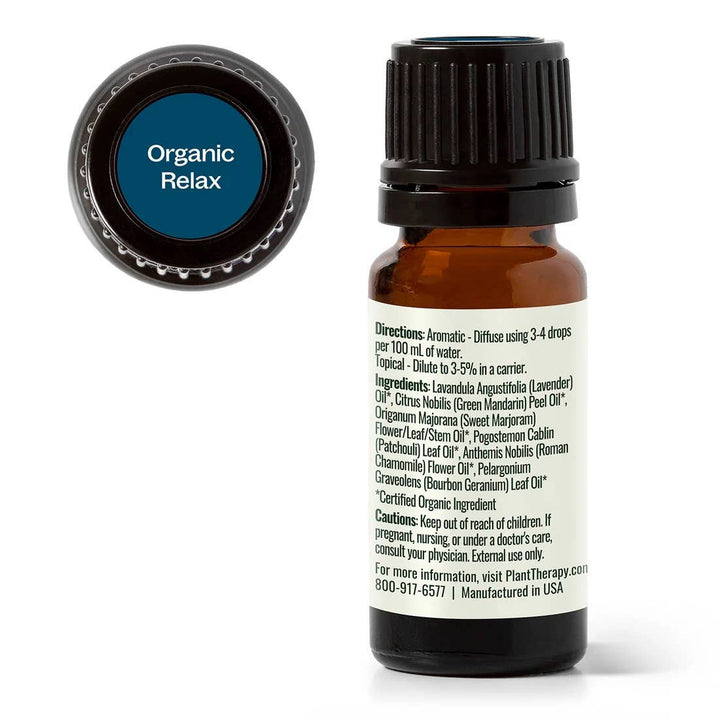 Organic Relax Essential Oil Blend 10 mL