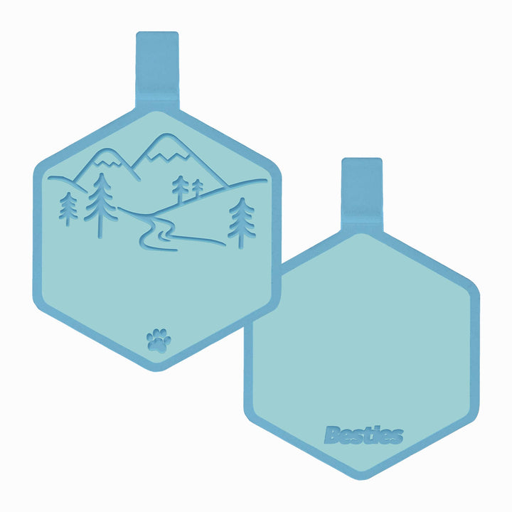 Mountain Adventure Silicone Dog ID Tag