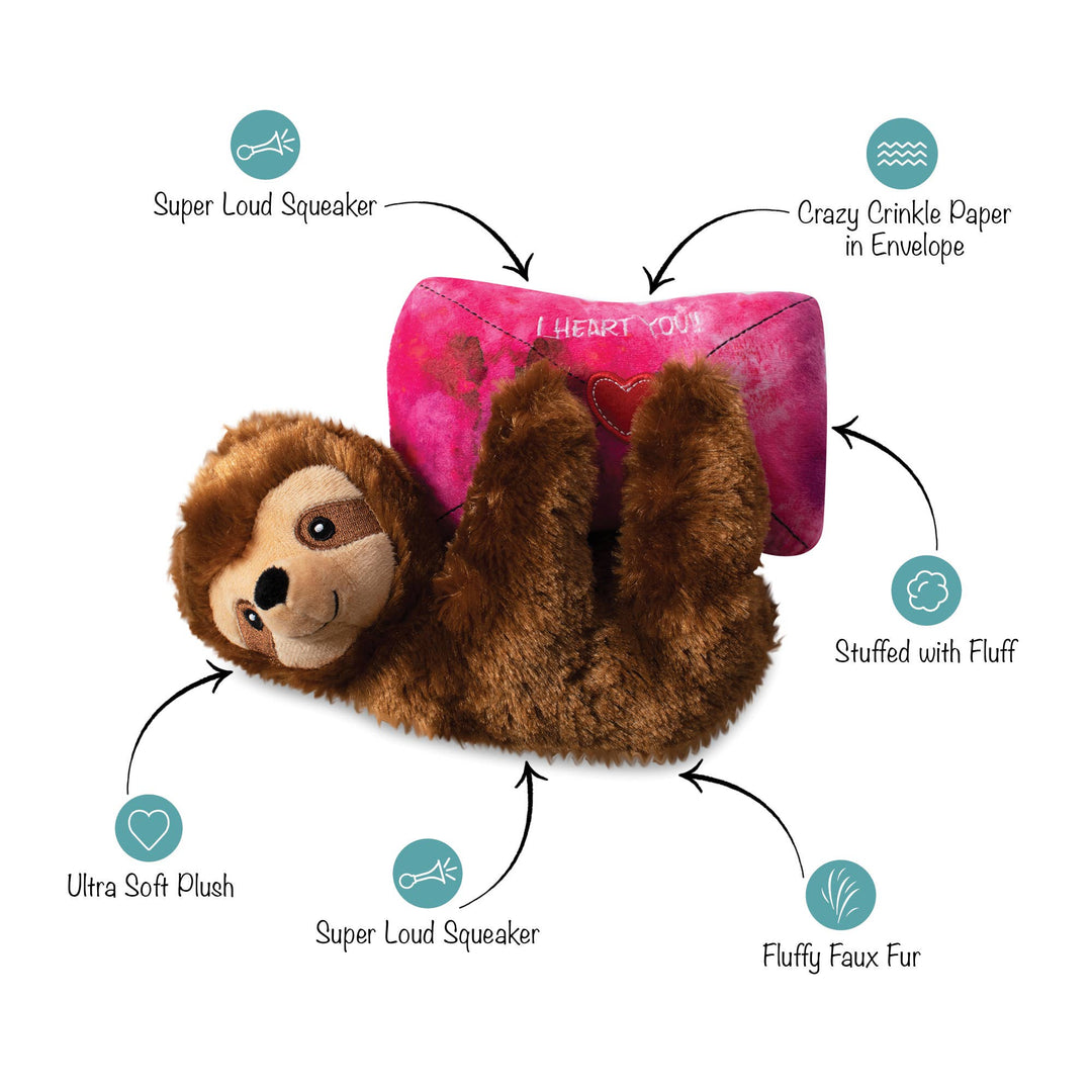 YOU'VE GOT SLOTH PLUSH DOG TOY