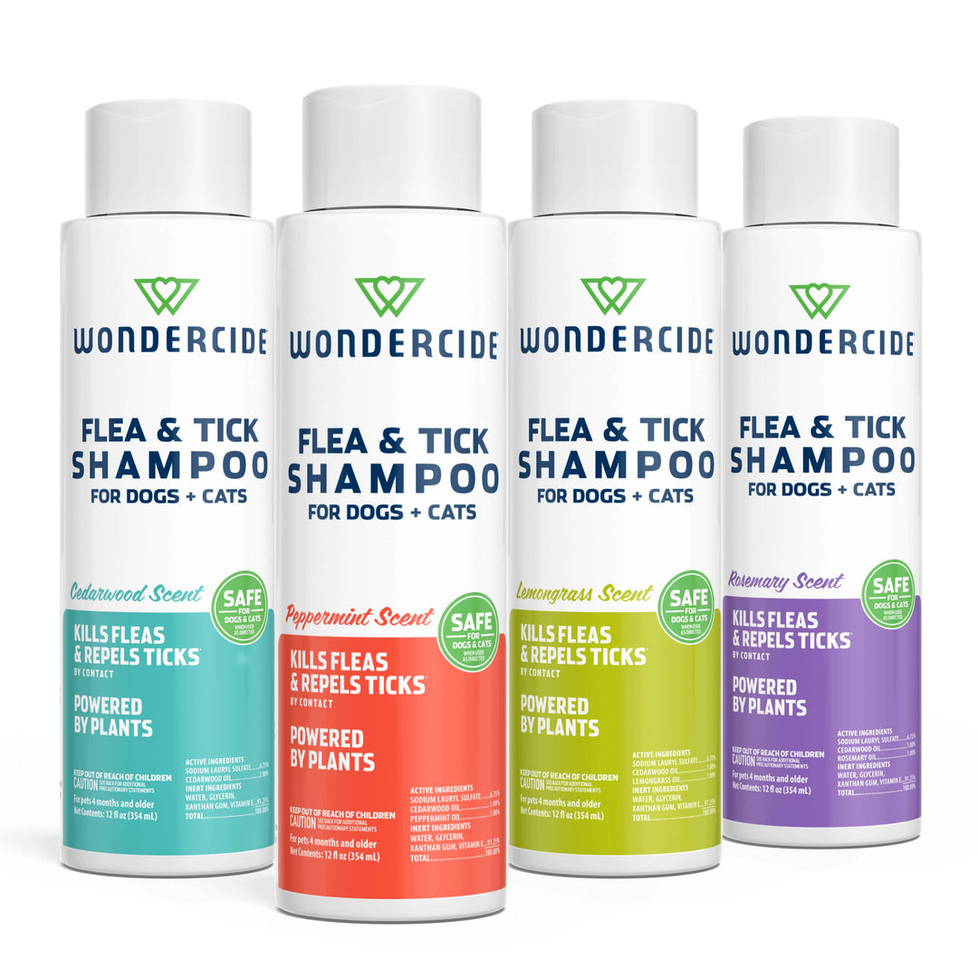 Wondercide Flea & Tick Shampoo Dogs + Cats Lemongrass 12oz
