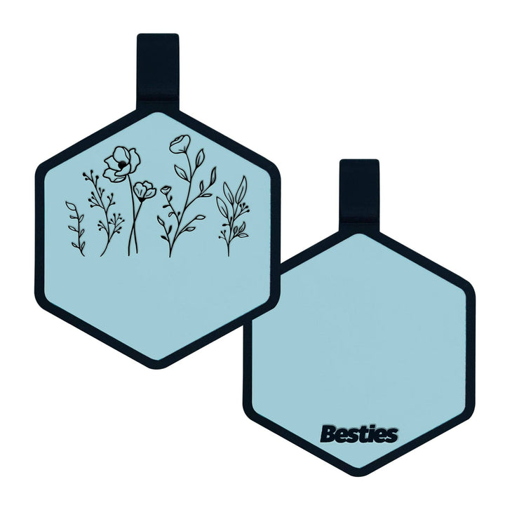 Wildflowers Silicone ID Tag