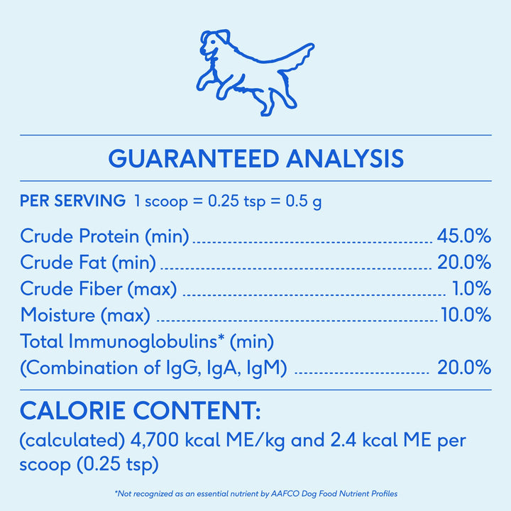 Native Pet Colostrum Immune System Powder Supplement for Dog