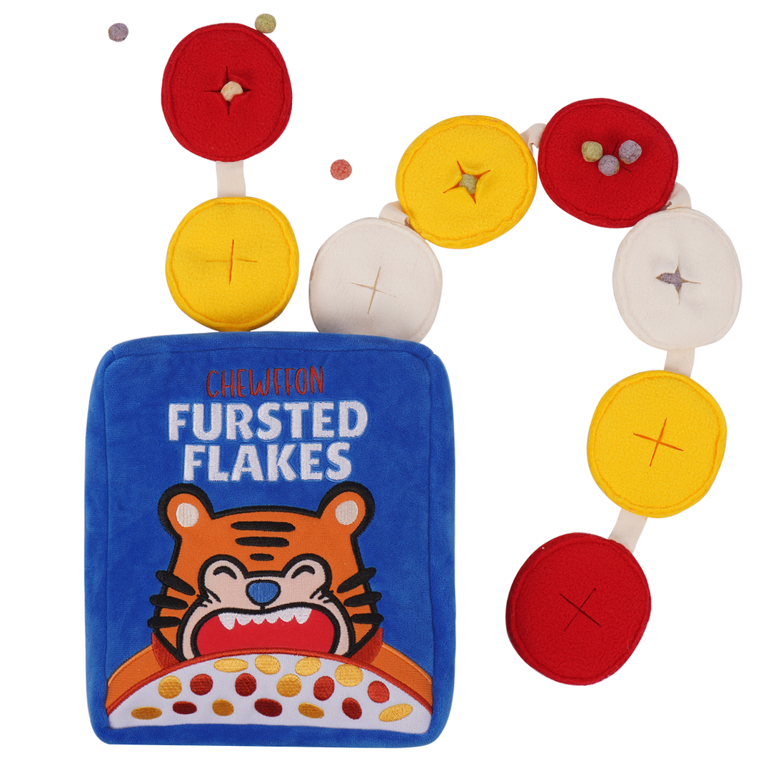 CHEWFFON Frosted Flakes Interactive Cereal Dog Puzzle Toy