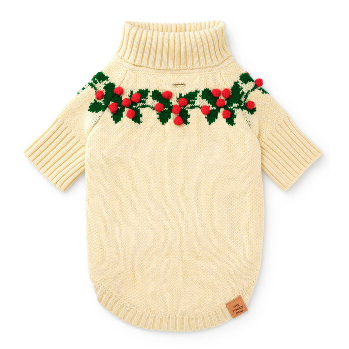 Holly Bobble Holiday Sweater