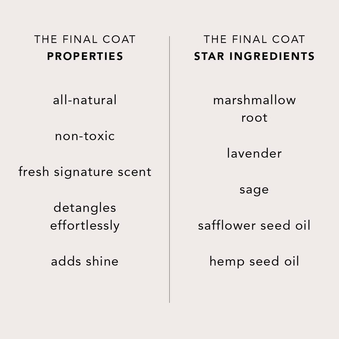 THE FINAL COAT | CONDITIONING PERFECTION FOR EVERY DOG
