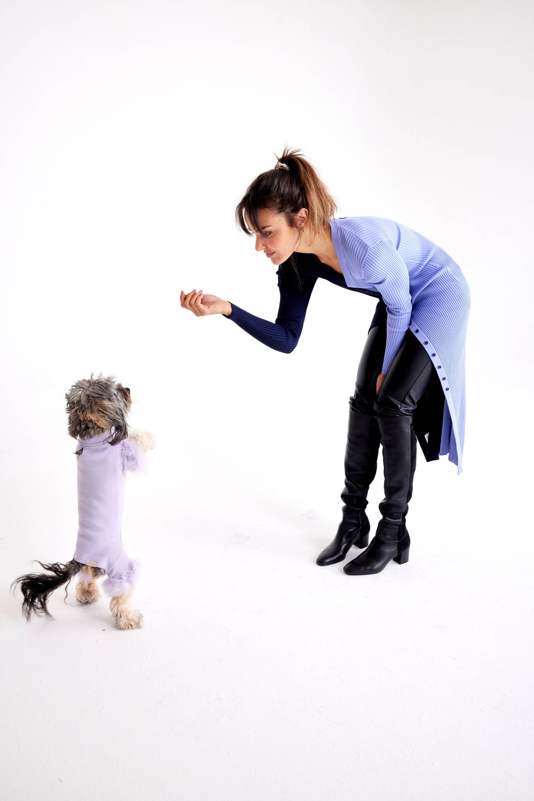 Feather Knit Onesie for Dogs