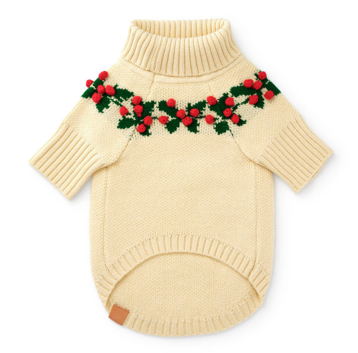 Holly Bobble Holiday Sweater