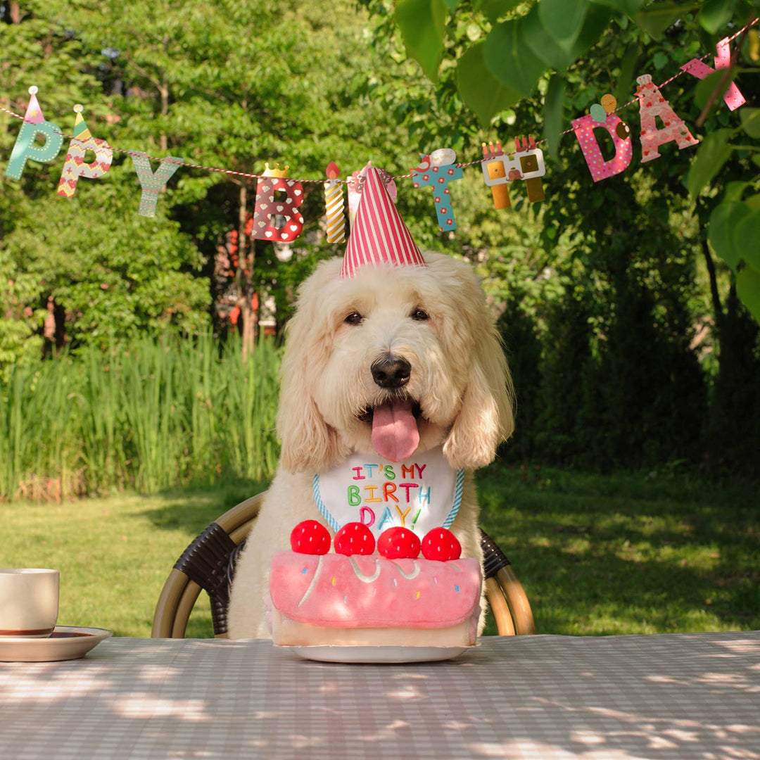 CHEWFFON Strawberry Roll Cake Dog Puzzle Toy