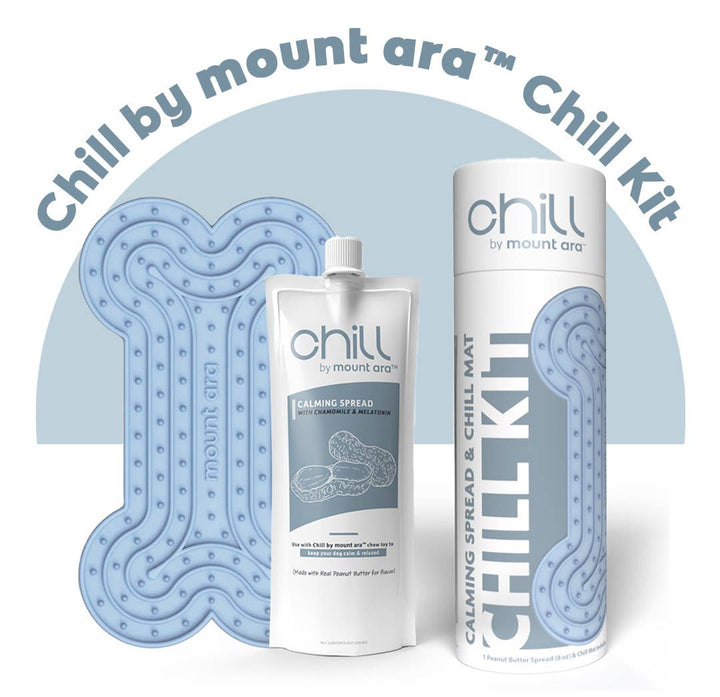 Chill Lick Mat Kit With Calming Melatonin Peanut Butter