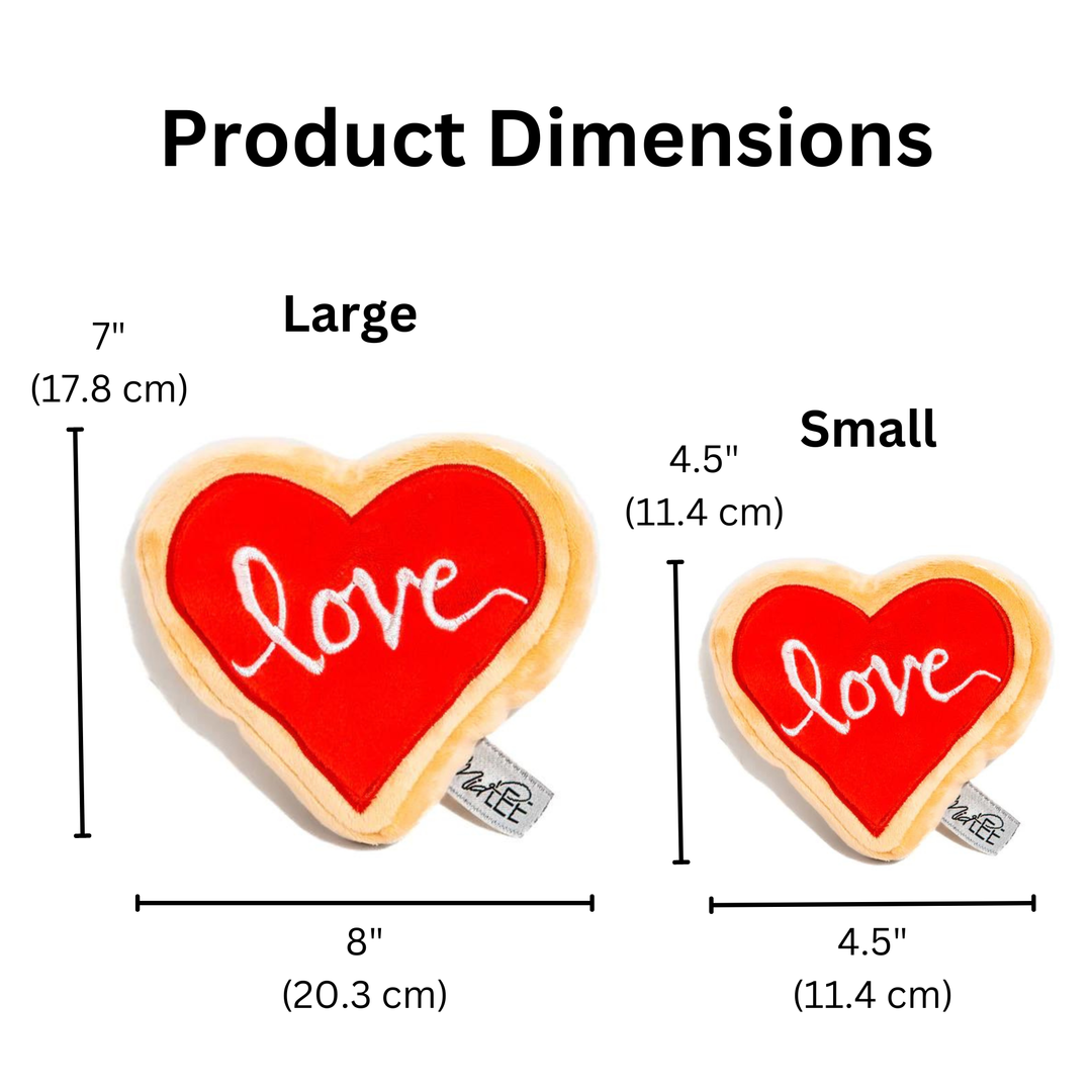 Midlee Red Heart Love Sugar Cookie