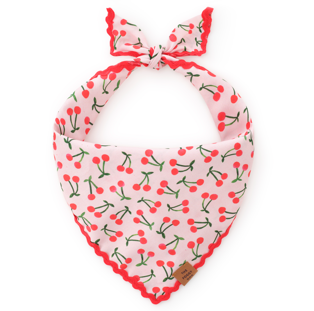 Cherry Jubilee Dog Bandana