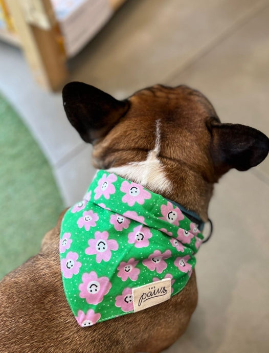 Smiley Flower Bandana