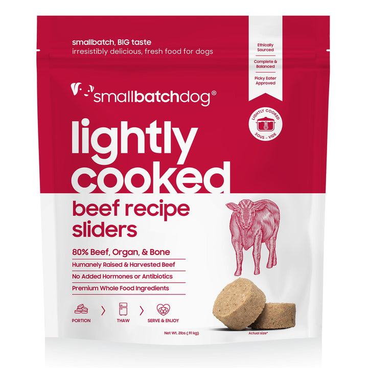 SmallBatch Frozen Lightly Cooked Food for Dogs