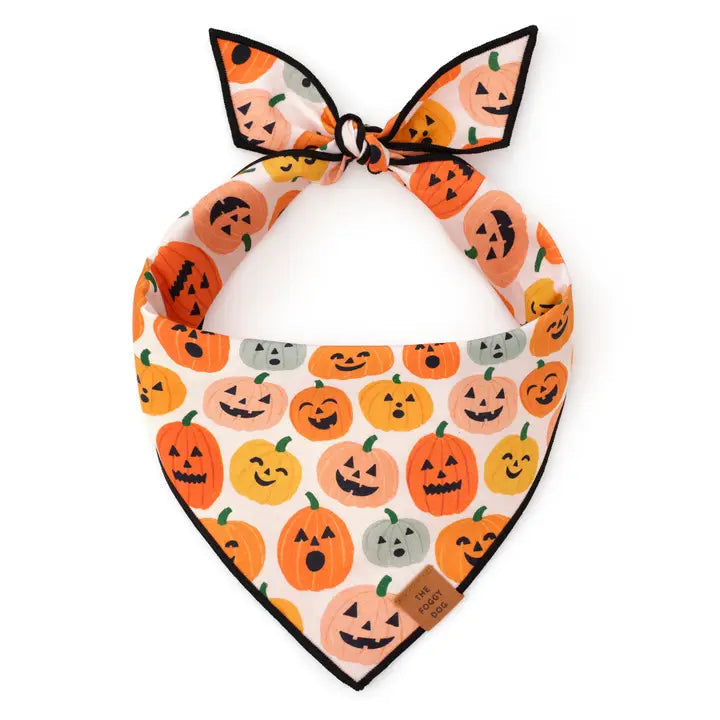 Jack-o’-Lanterns Reversible Bandana