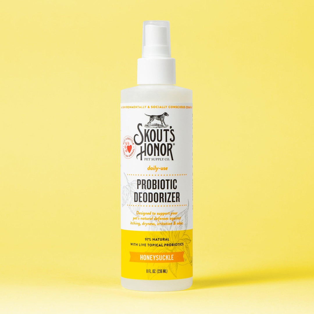 Probiotic Deodorizer Spray for Dogs & Cats (Honeysuckle)