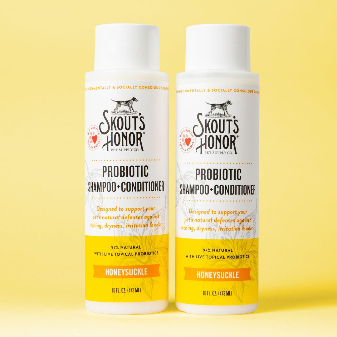 Probiotic Shampoo + Conditioner for Dogs & Cats (Honeysuckle)