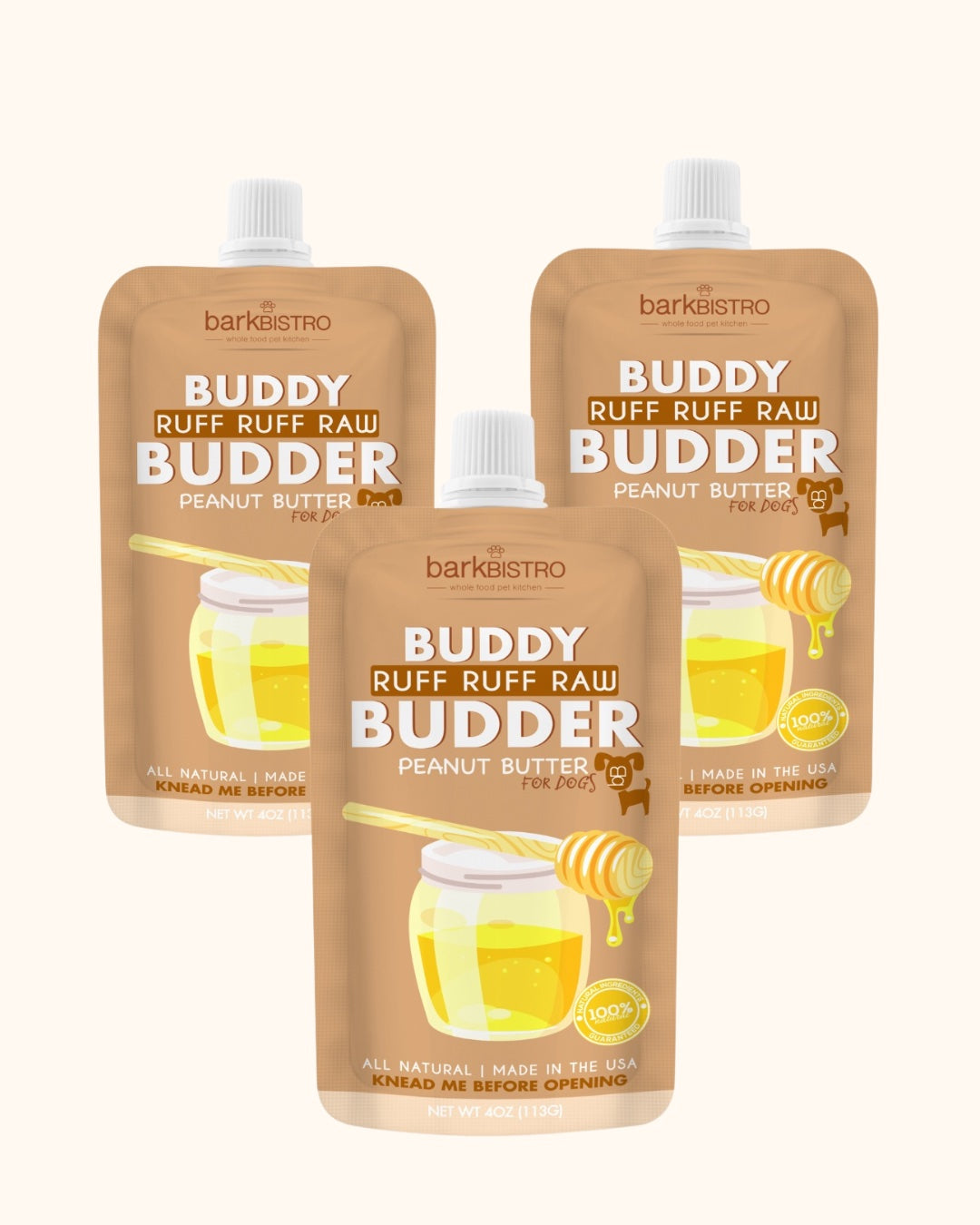 Dog Peanut Butter - Squeeze Pack (4 oz)