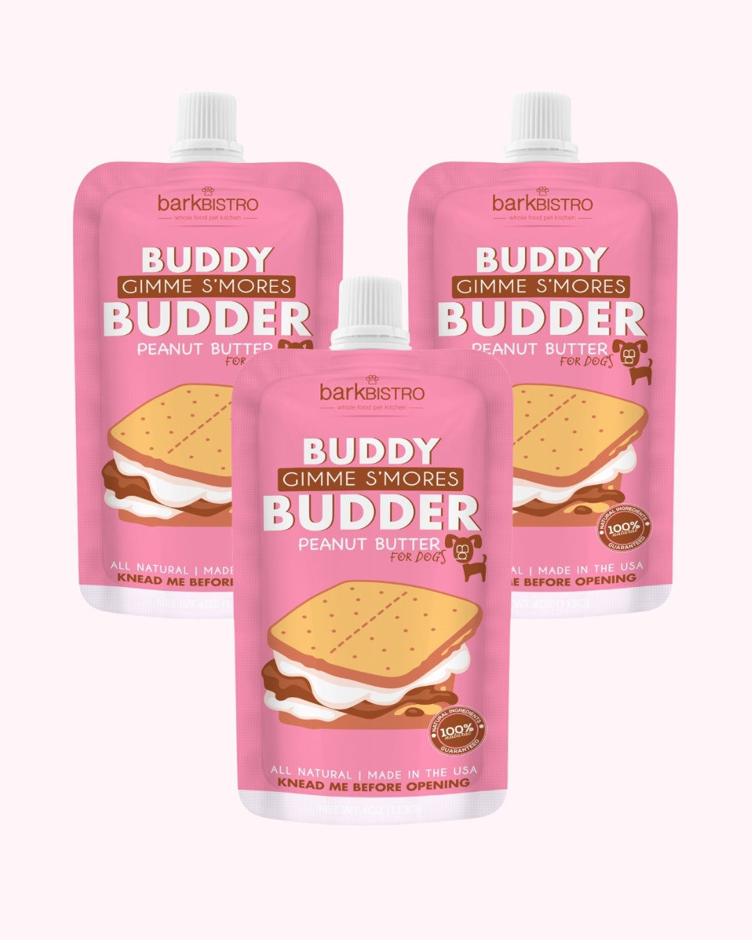 Dog Peanut Butter - Squeeze Pack (4 oz)