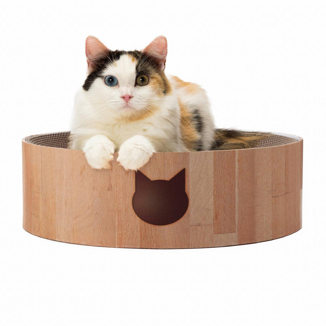 Cozy Cat Scratcher Bowl