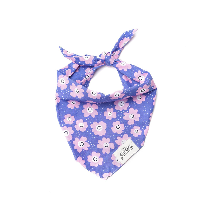 Smiley Flower Bandana