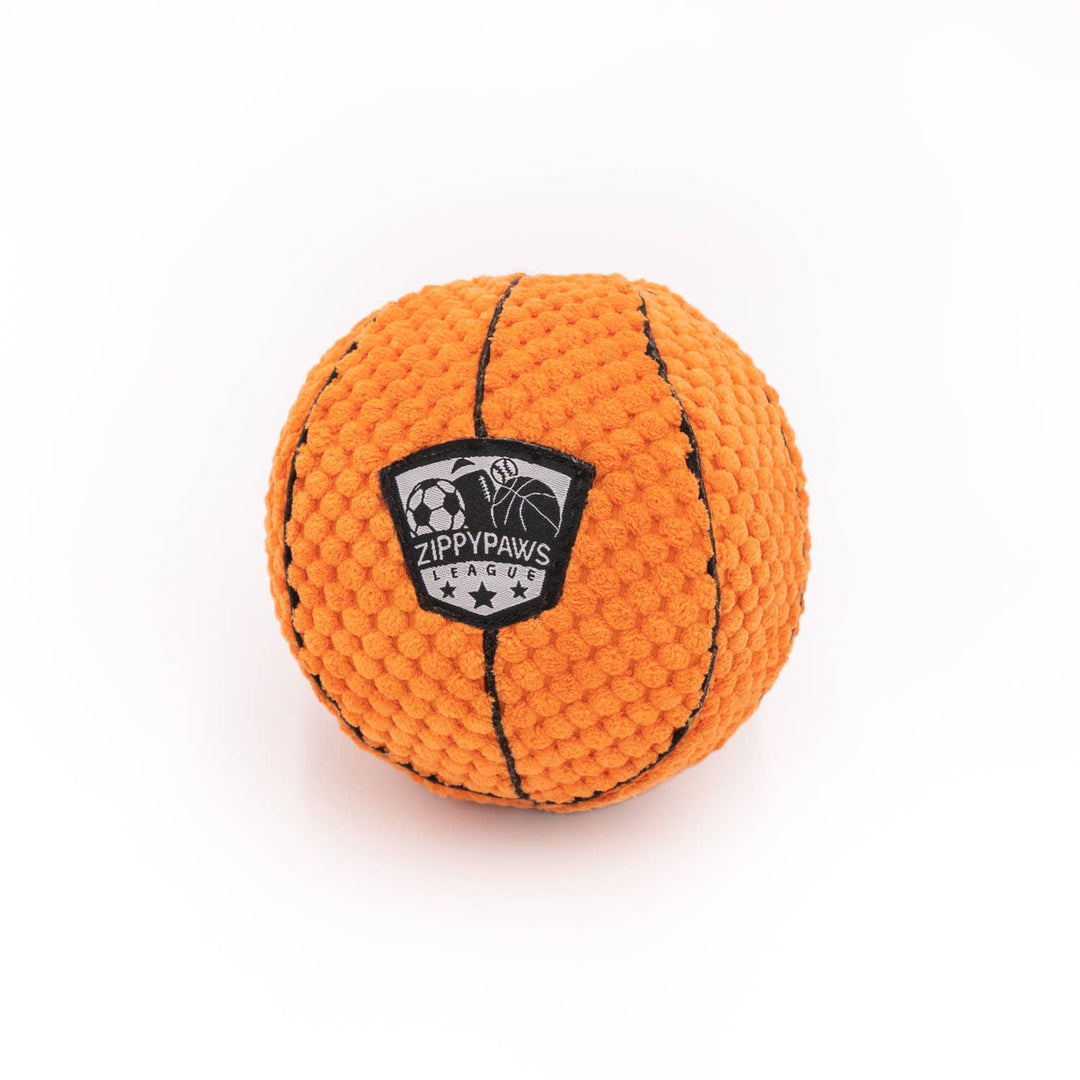 SportsBallz - Basketball - Plush Dog Toy