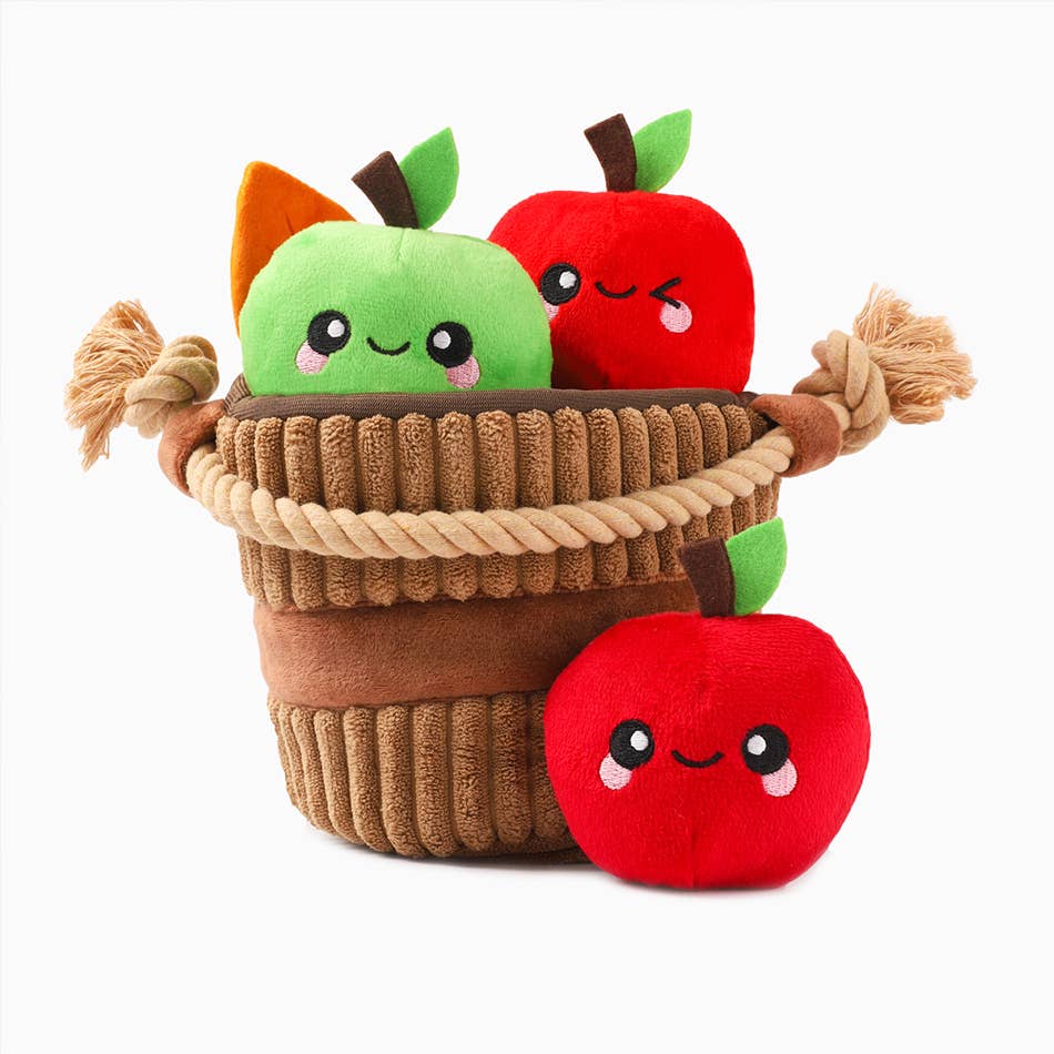 Apple Basket - Plush Burrow Toy